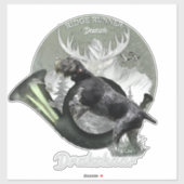 Sticker Deutsch Drahthaar (Feuille)