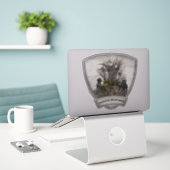 Sticker Deutsch Drahthaar (Ordinateur portable sur le bureau)