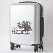 Sticker Deutsch Drahthaar (Sur valise)