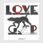 Sticker Deutsch Kurzhaar (GSP) (Feuille)