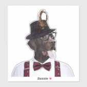 Sticker Deutsch Kurzhaar (GSP) (Feuille)