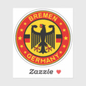 Sticker Deutschland, Brême (Feuille)