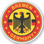Sticker Deutschland, Brême (Devant)