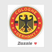 Sticker Deutschland, Cologne (Feuille)