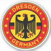 Sticker Deutschland, Dresden (Devant)