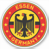 Sticker Deutschland, Essen (Devant)