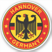 Sticker Deutschland, Hanovre (Devant)