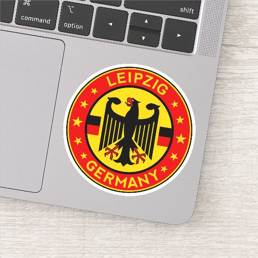 Sticker Deutschland, Leipzig (Détail)