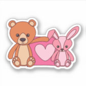 Sticker Deux adolescentes (Devant)