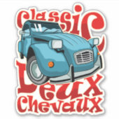 Sticker Deux Chevaux (Devant)