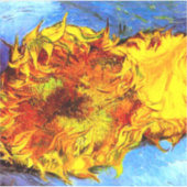 Sticker Deux Coupes de tournesols Van Gogh (Devant)