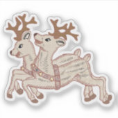 Sticker Deux rennes (Devant)
