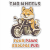 Sticker Deux Roues Quatre Pans Sans Fin Amusement Extérieu (Devant)