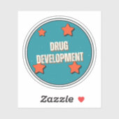 Sticker Développement de médicaments (Feuille)