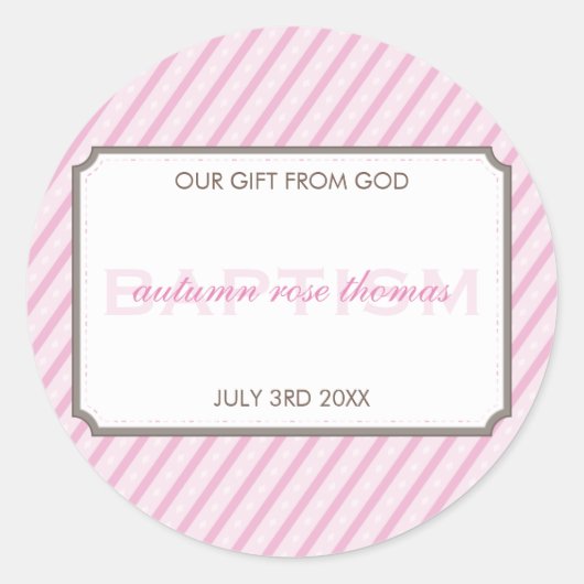 STICKER D'ÉVÉNEMENT PERSONNALISÉ :: bandes de bonb (Devant)