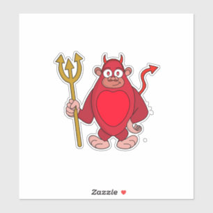 Sticker Devil Gorilla