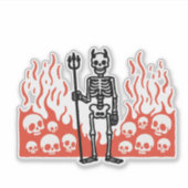 Sticker Devil Skeleton (Devant)