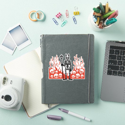 Sticker Devil Skeleton (Couverture iPad)