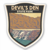 Sticker Devils Den State Park Arkansas (Devant)