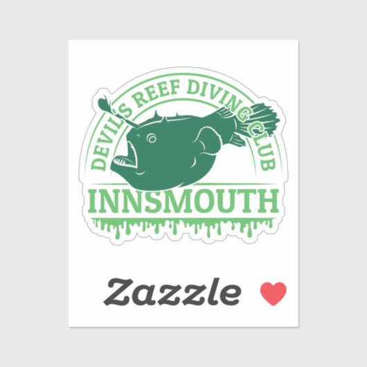 Sticker Devil's Reef Diving Club (Feuille)