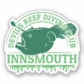 Sticker Devil's Reef Diving Club (Recto)