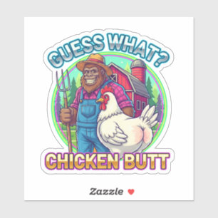 Sticker Devine quoi ? Quel Culo de Poulet