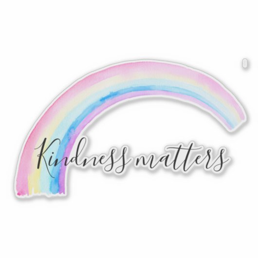Sticker Devis Rainbow Inspirational (Devant)