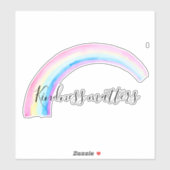 Sticker Devis Rainbow Inspirational (Feuille)