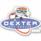 Sticker Dexter "Boy Genius" (Devant)