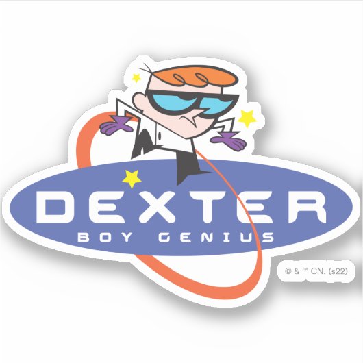 Sticker Dexter "Boy Genius" (Devant)