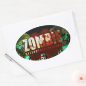 Sticker d'extermination Zombie (Enveloppe)