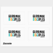 Sticker DGD "Go and Make Disciples" (Feuille)
