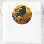 Sticker d'Halloween de la lune de récolte (Sac)