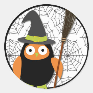 Sticker d'Halloween - hibou