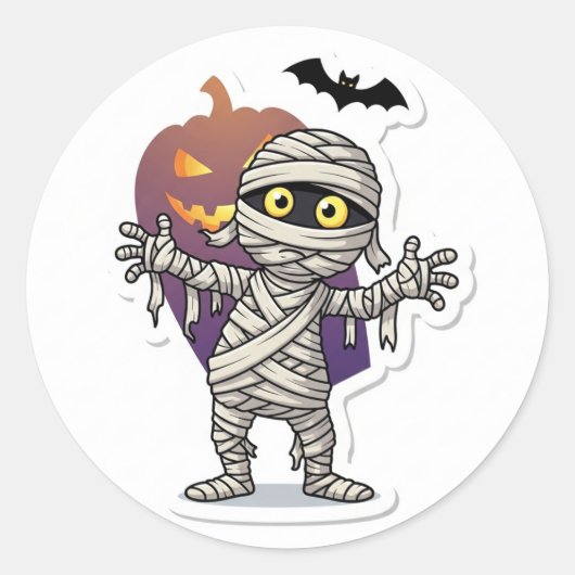 Sticker d'Halloween maman mignonne | Fête éffrayan (Devant)