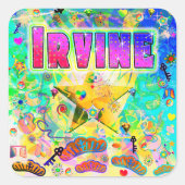 Sticker d'heure d'époque d'Irvine (Devant)