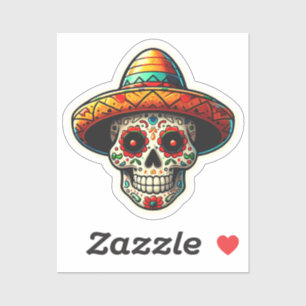 Sticker Dia de los Muertos 7