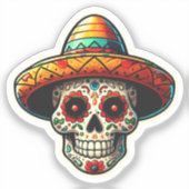 Sticker Dia de los Muertos 7 (Recto)