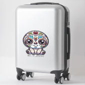 Sticker Dia De Los Muertos Sloth T-Shirt Actif (Sur valise)