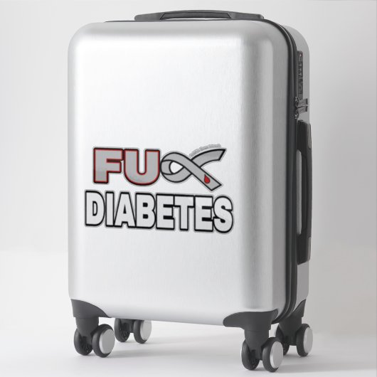 Sticker Diabète FU (Sur valise)