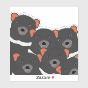 Sticker diable de Tasmanie