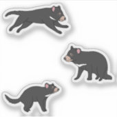 Sticker diable de Tasmanie (Devant)