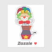 Sticker Diable en boîte (Feuille)