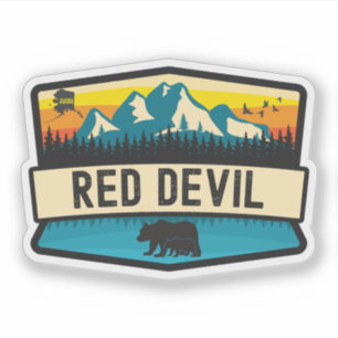 Sticker Diable Rouge, Alaska