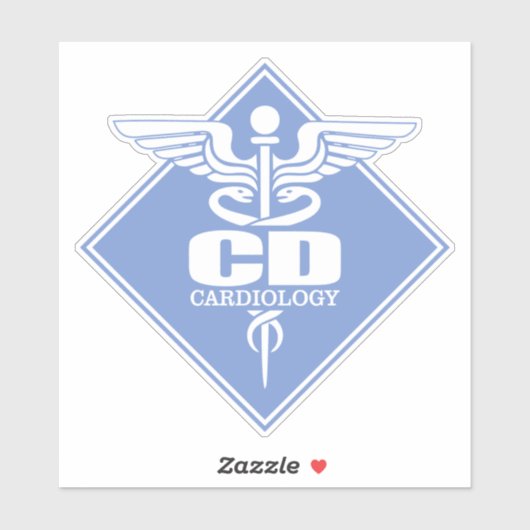 Sticker diamant CD (Cardiologie) (Feuille)