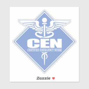 Sticker diamant CEN (infirmière certifiée d'urgence)