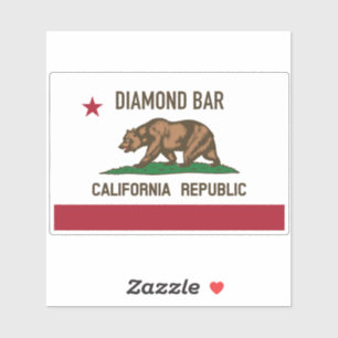 Sticker Diamond Bar Californie