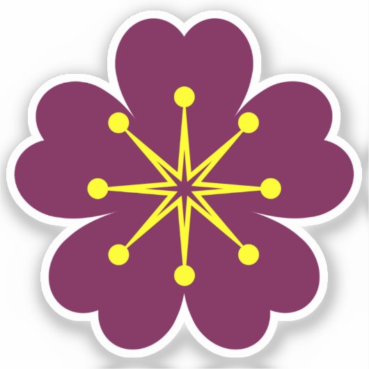 Sticker Diamoric Pride Custom-Cut Vinyl (Recto)