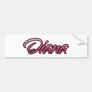 Sticker Diana rose pâle Aufkleber