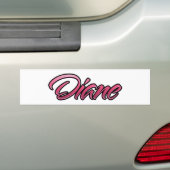 Sticker Diane rose pâle Aufkleber (En voiture)